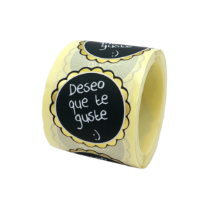 Etiqueta texto deseo que te guste NUEVO MODELO