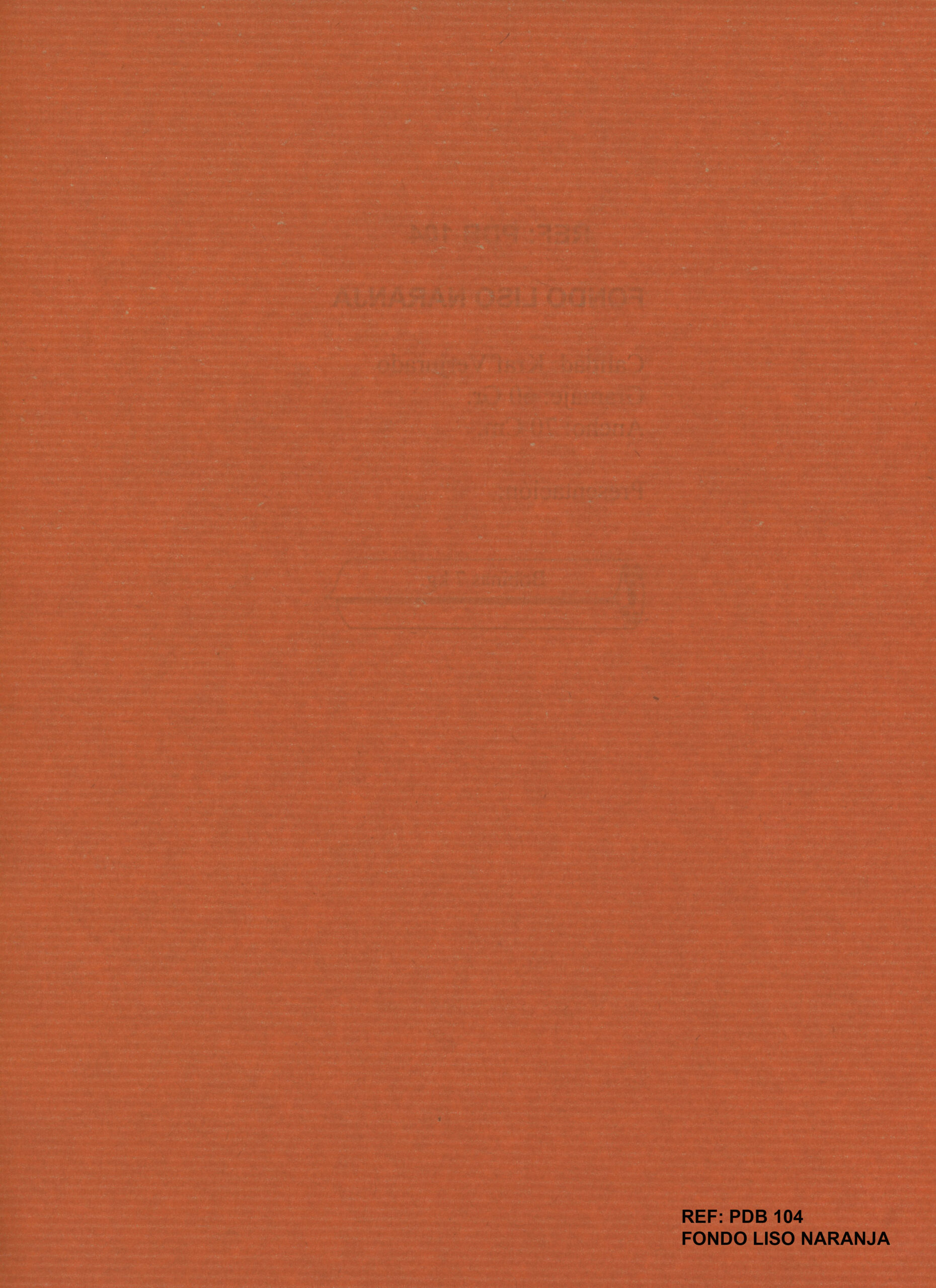 PDB104 FONDO LISO NARANJA