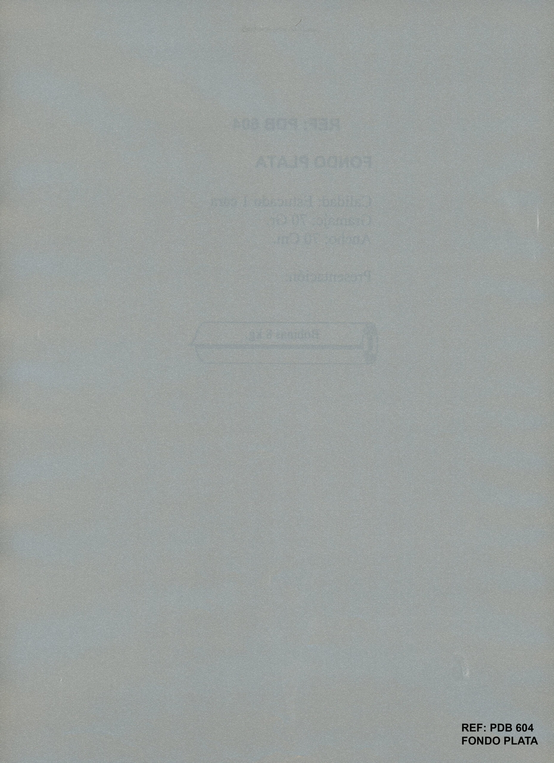 PDB604 FONDO PLATA