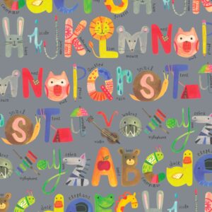 Papel de Regalo Abecedario Infantil